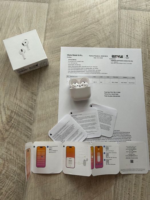 AirPods 4 ANC funcții valabile