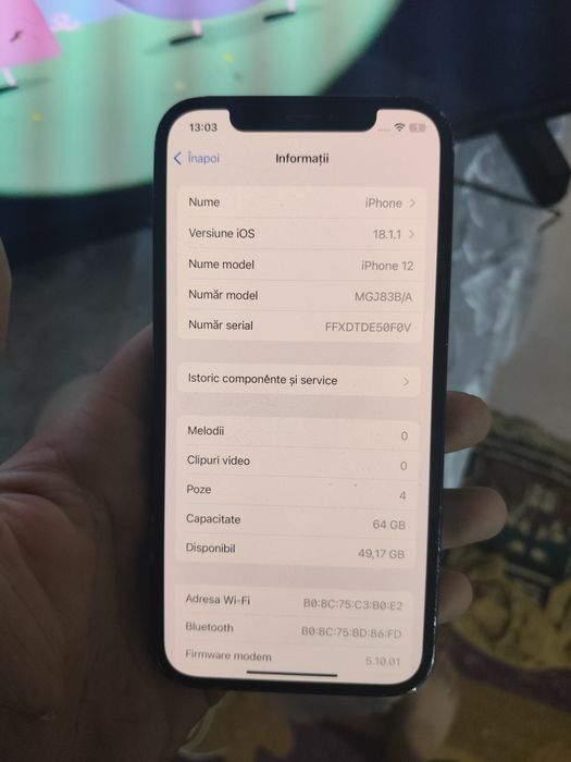 Vând schimb iPhone 12