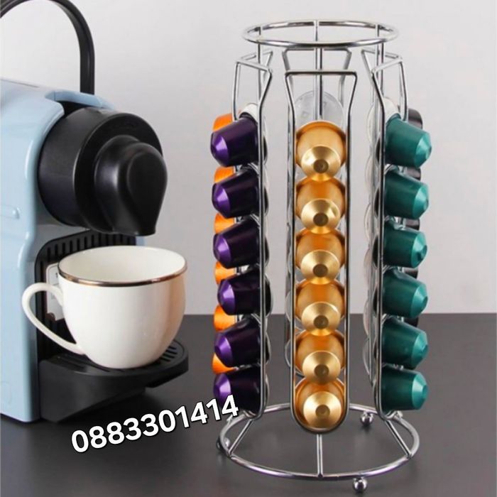 Органайзер за кафе капсули Метална стойка Nespresso