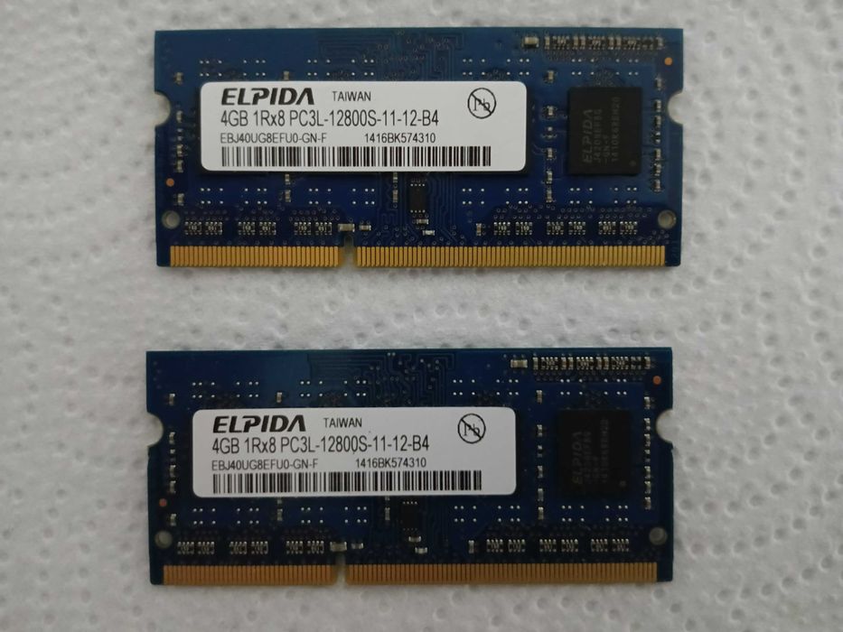 Оперативная память для ноутбука DDR3L 2х4Gb