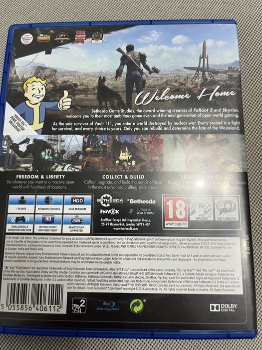 Ps4 Fallout 4 disc