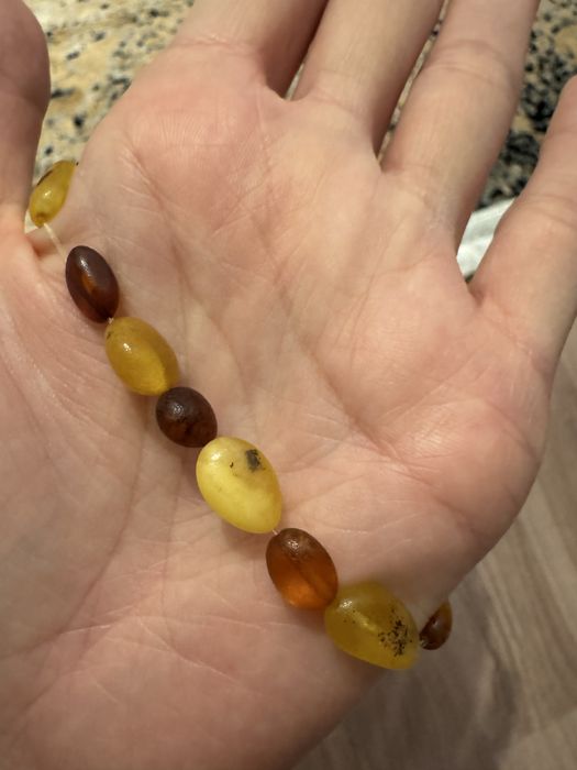 Янтарный браслет!