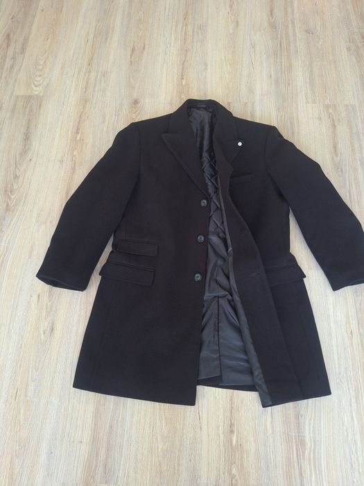 Palton elegant de bărbați 80% lână