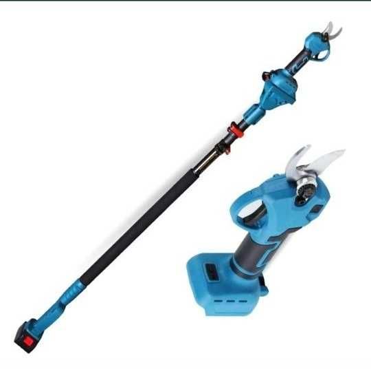 2 в 1 Лозарска ножица с удължител Акумулаторна