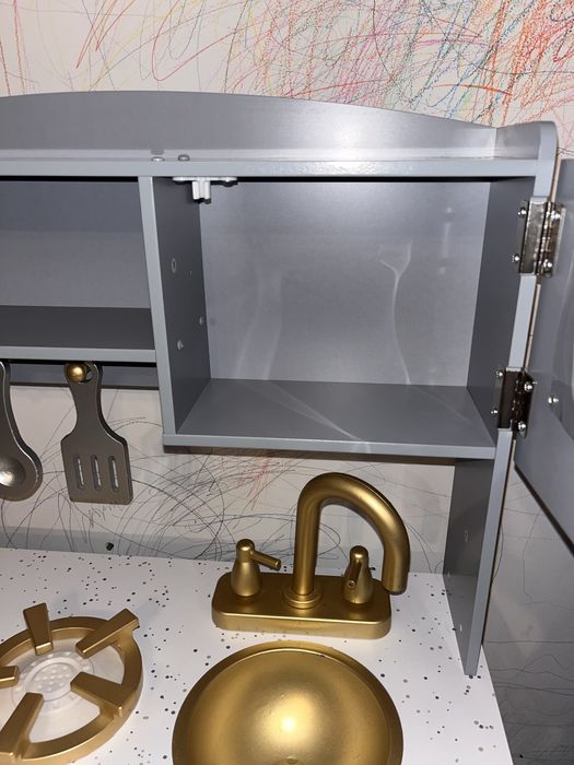 Bucatarie de jucarie de lemn copii