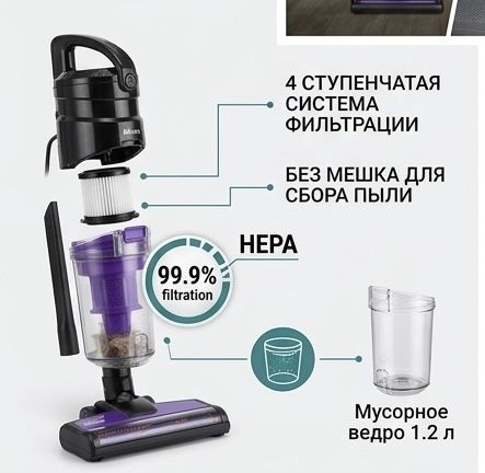 Пылесос, Умный пылесос, Пылесос 2/1