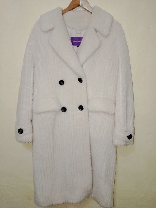 Белый тедди шуба