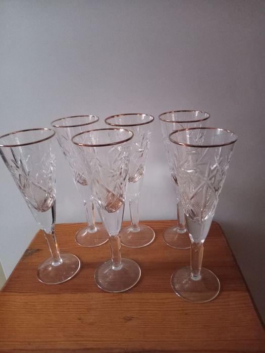 Хрустальные фужеры, стаканчики, вазочки белорусского производства и др