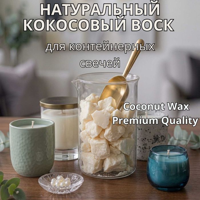 Воск кокосовый для контейнерных свечей