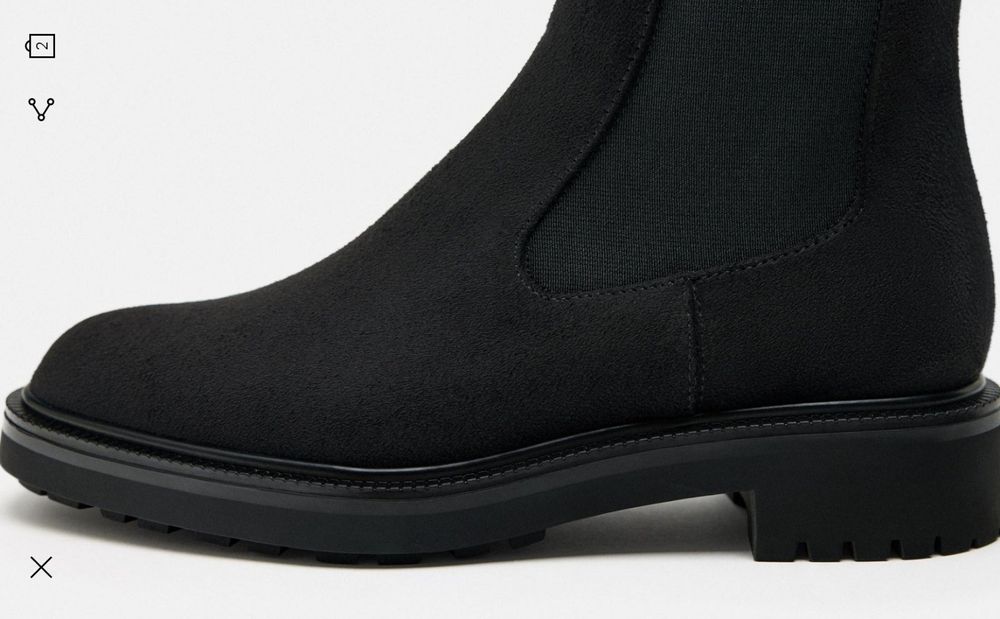 Продавам дамски велурени ботуши на фирмата Зара