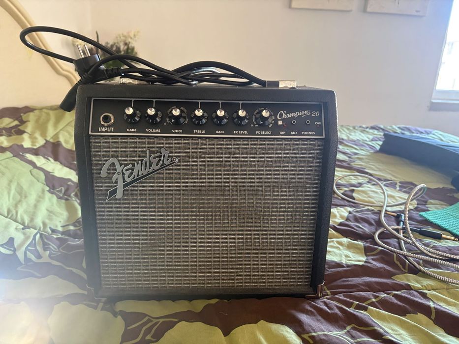 Китара,Усилвател,Калъф,Кабел