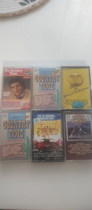 Lot casete audio Country music