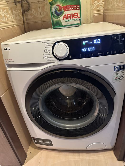 Пералня AEG LFR73844BE 8.0 kg, 1400 об/min, ИНВЕРТОРЕН МОТОР