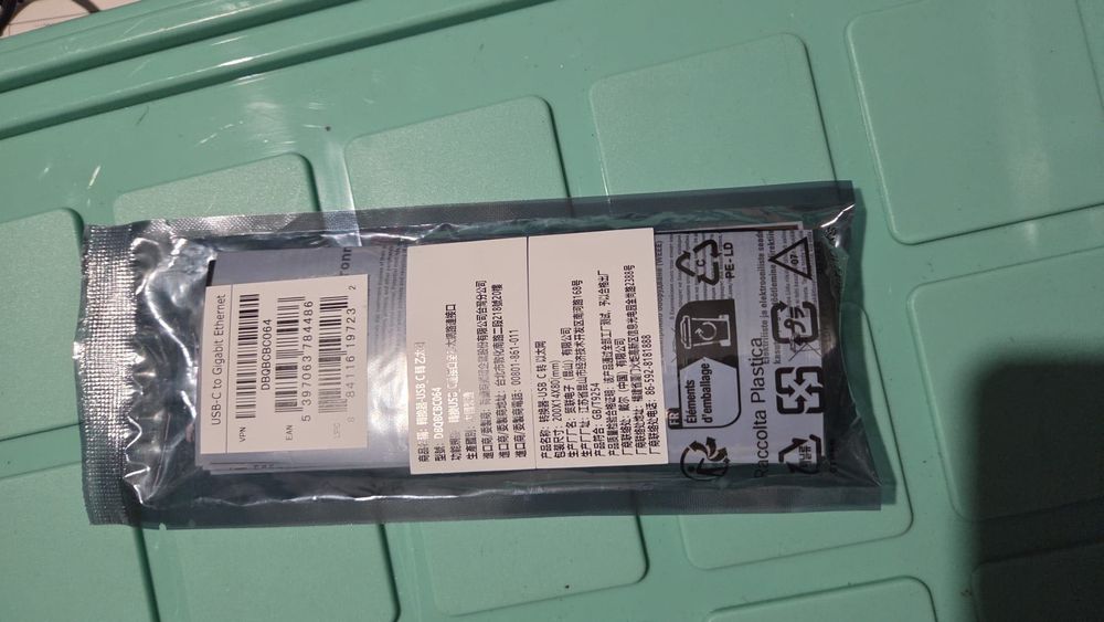 Adaptor USB-C Dell to Gigabit Ethernet RJ-45