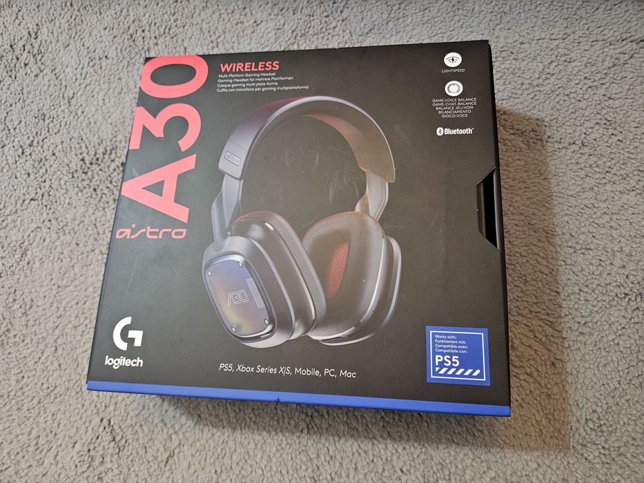 Casti Gaming Wireless Logitech Astro A30, Multiplatforma PS/PC