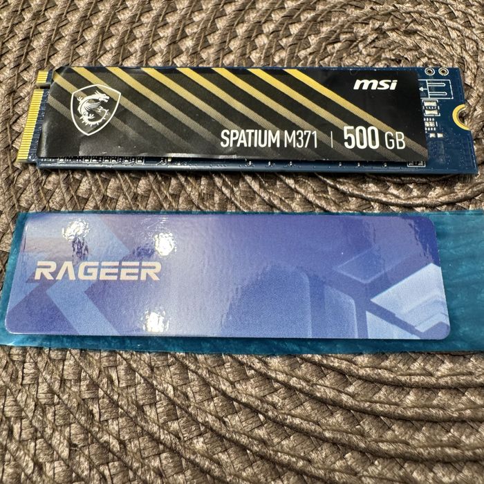 Новый 500GB SSD MSI Spatium M371 NVMe