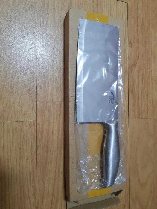 Cutit BARDA! de bucatarie carne, oase etc INOX. Nou ambalat!