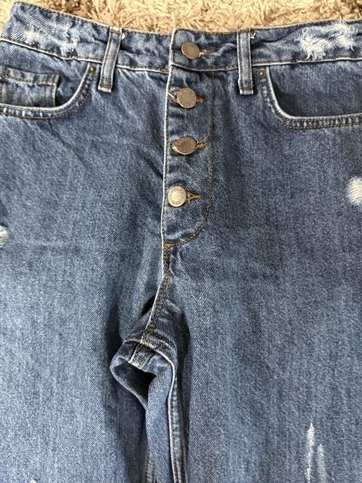 Дамски дънки Mom fit без еластан