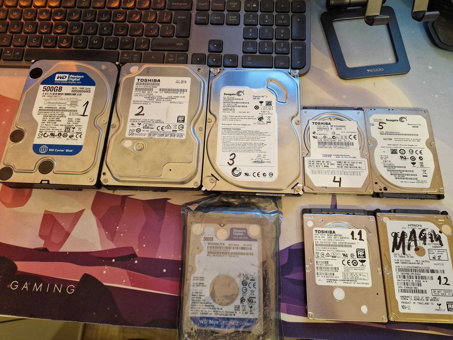 HDD 320 GB 500 GB 1 TB 250 GB 750 GB Hard Disk SATA 2.5 3.5