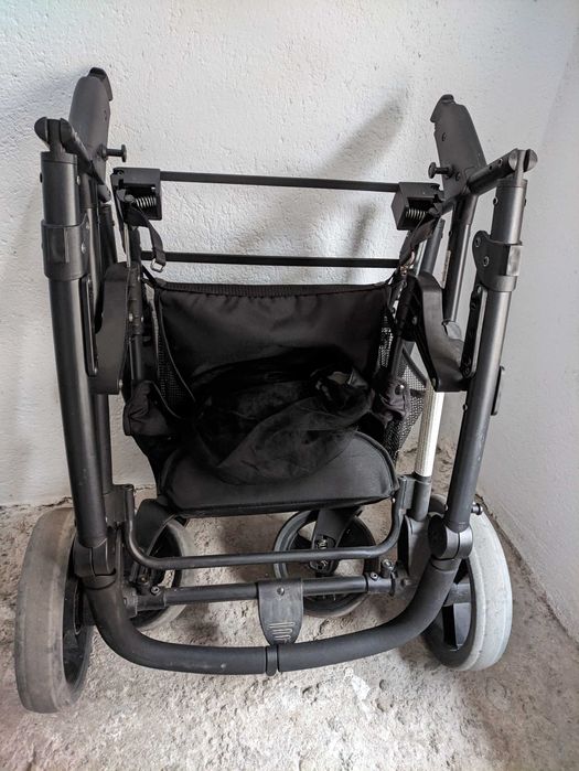 Бебешка количка Cangaroo noble 3в1 Сива.