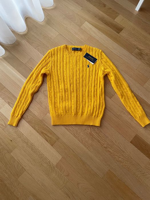 Vând pulover NOU cu eticheta Polo Ralph Lauren pe galben