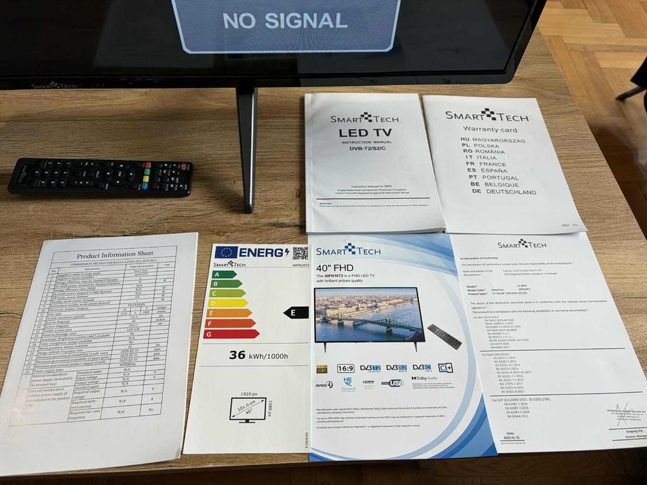 LED телевизор Smart Tech Full HD 40"