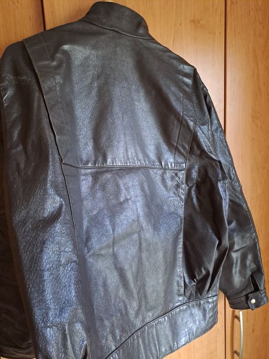 Старо мъжко яке от естествена кожа размер М