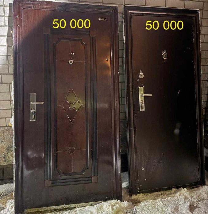 Двери металлические ЗАМОК, ГЛАЗОК как новые