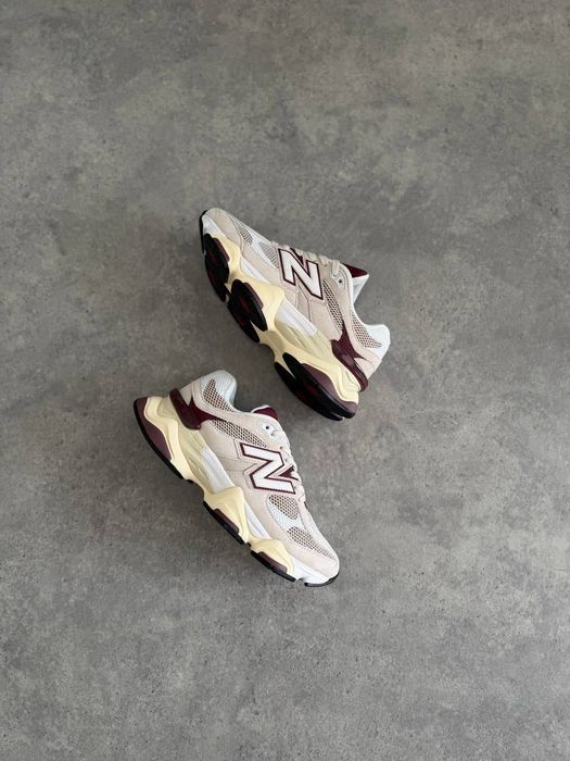 New Balance 9060 Linen Burgundy