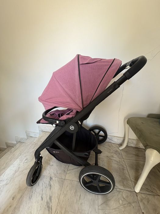Cybex Бебешка количка Balios S Lux, Magnolia Pink black