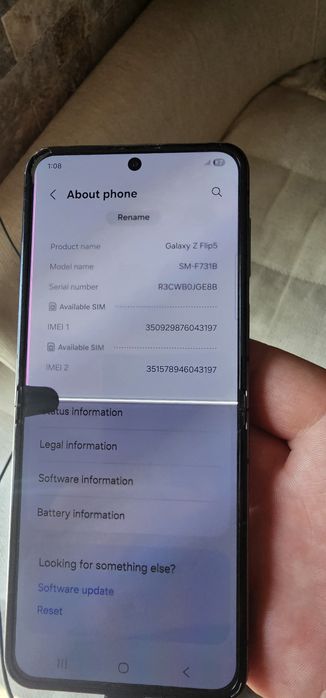 Samsung flip 5 defect pt piese
