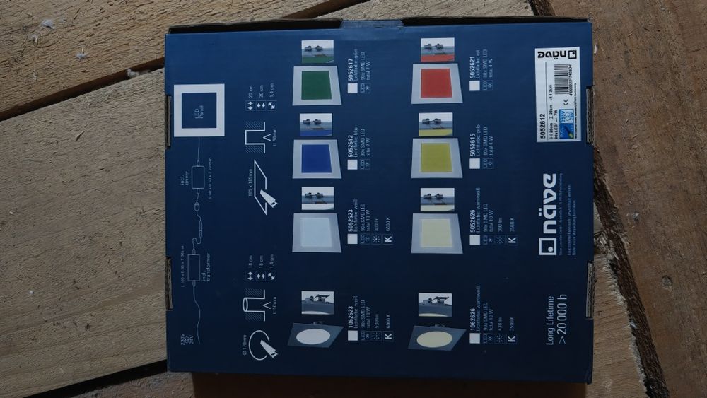 3 Lampi LED profesionale aluminiu Näve Objektlich
