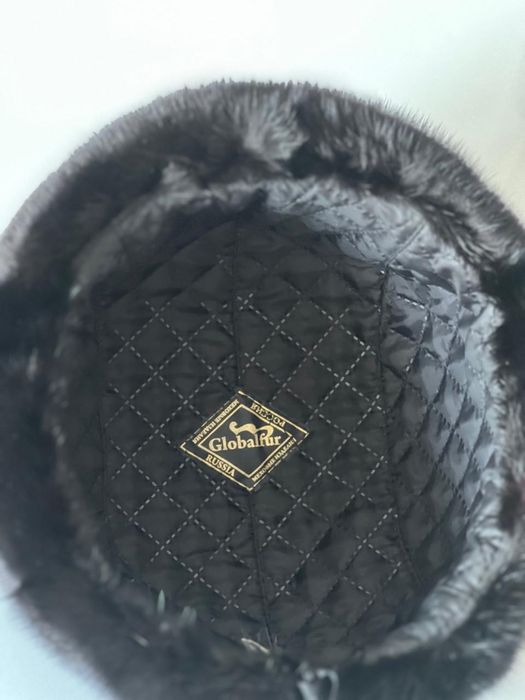 Шапка ушанка норковая