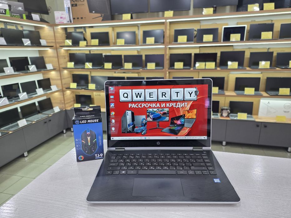 Сенсорный НР (Core i3-7100u, 8 Gb DDR4, 256 Gb SSD)