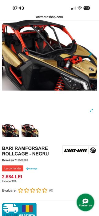 Can am maverick x3 intrusion bar