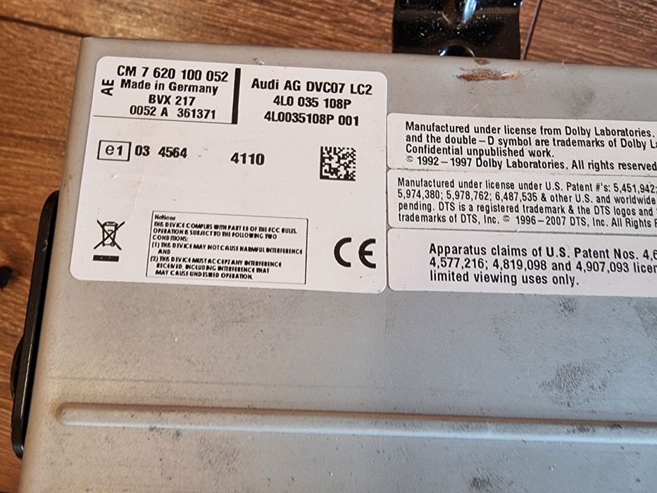 Audi Q7 multimedia entertainment center