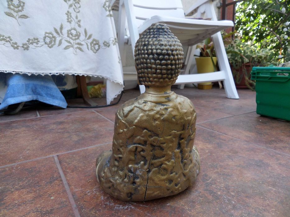 Buddha statueta cu patina 28 cm inaltime frumoasa,deosebita ieftina