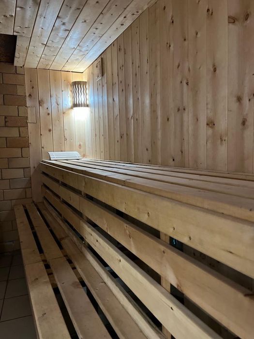 Баня на дровах новая