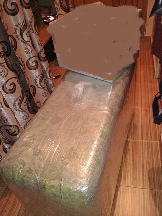 2 perne din burete 100x50x20 densitate 40 Kg/m3 cu huse detașabile