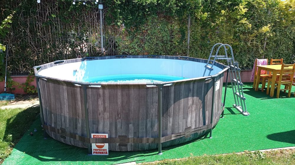 Piscina Bestway Steel pro max 3.66x1m gri