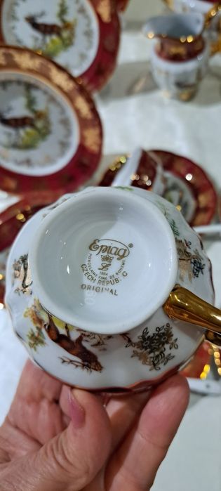 Чехословакия оргинал чайный сервиз на 6 персон