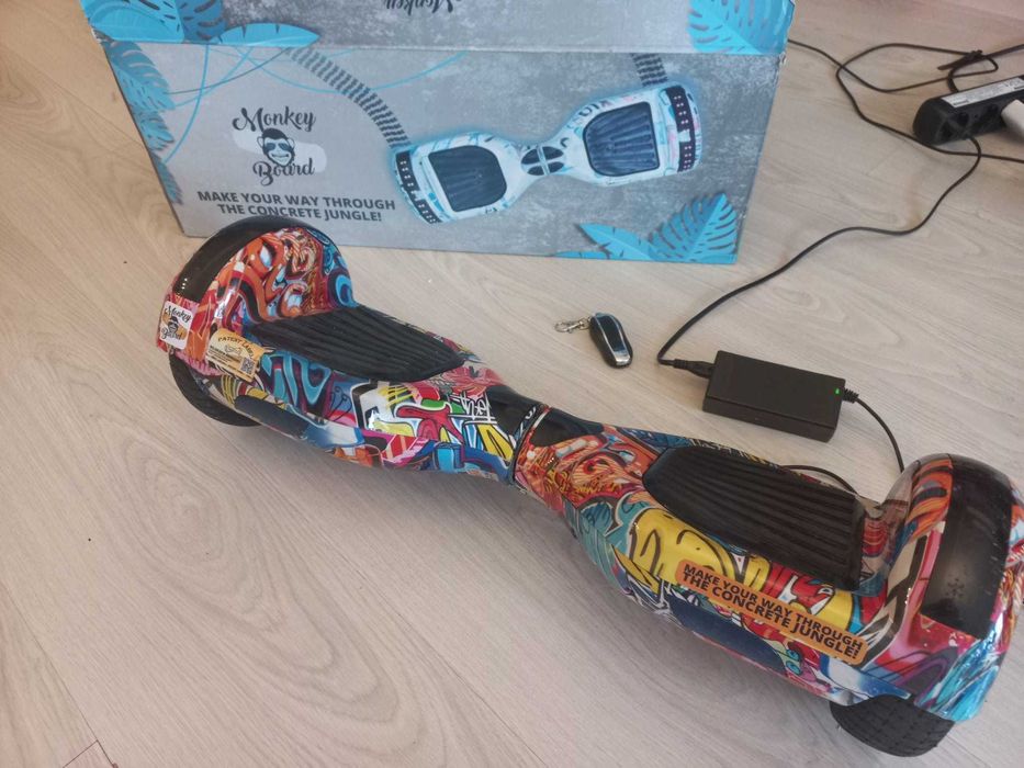 Hoverboard Monkey board Groovy Rider 6.5 inch cu Bluetooth si Telecomanda
