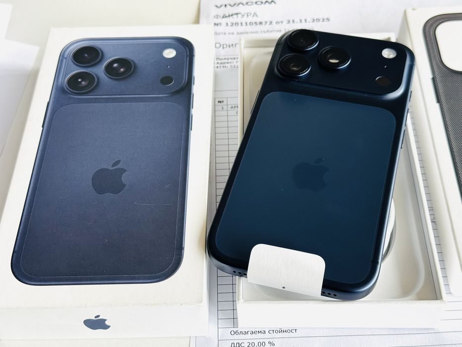 НОВ! Iphone 17 Pro 256GB Blue Гаранция 2 години