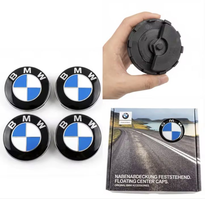 Capace rotative jante BMW 56/68mm E90 E60 F10 F30 F01 F15 F16 G20 G30