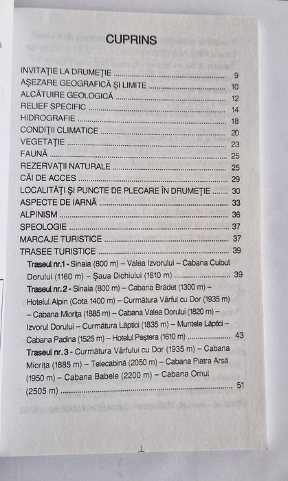 Cărți Munții Noștri cu hărți,Bucegi ghid