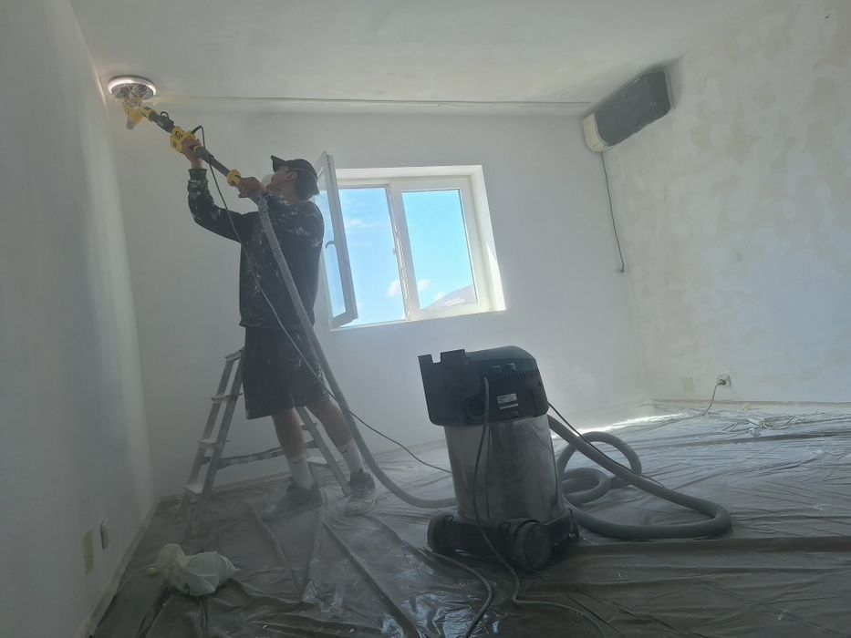 Amenajări interioare Rigips Glet Zugravit  mecanizat,  Tapet, Parchet