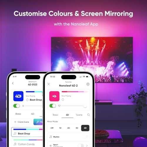 Nanoleaf 4D V2 RGB подсветка за TV до 65" с камера
