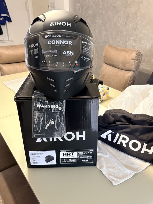 Casca Airoh Connor XXL negru mat noua