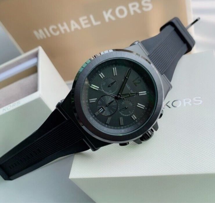 Michael Kors - Ceas, Silicon/Inox, Negru