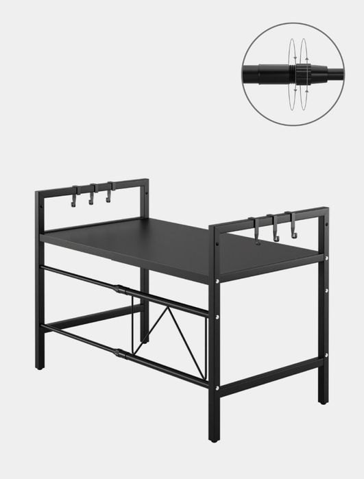 Металлическая раздвижная полка для микровалновки